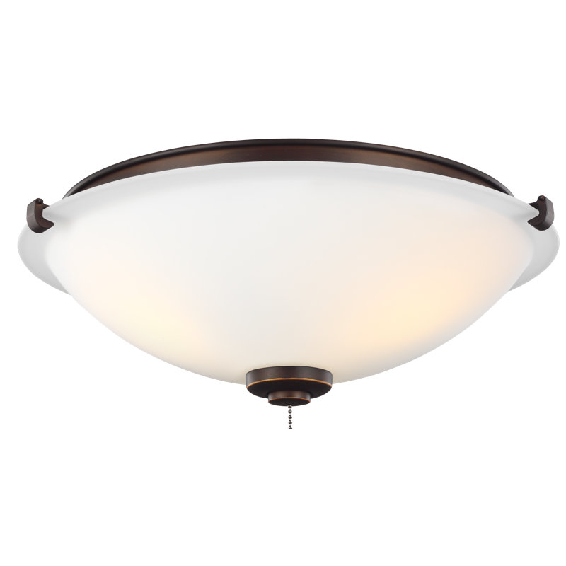 Winston Porter 3Light Ceiling Fan Bowl Light Kit Wayfair